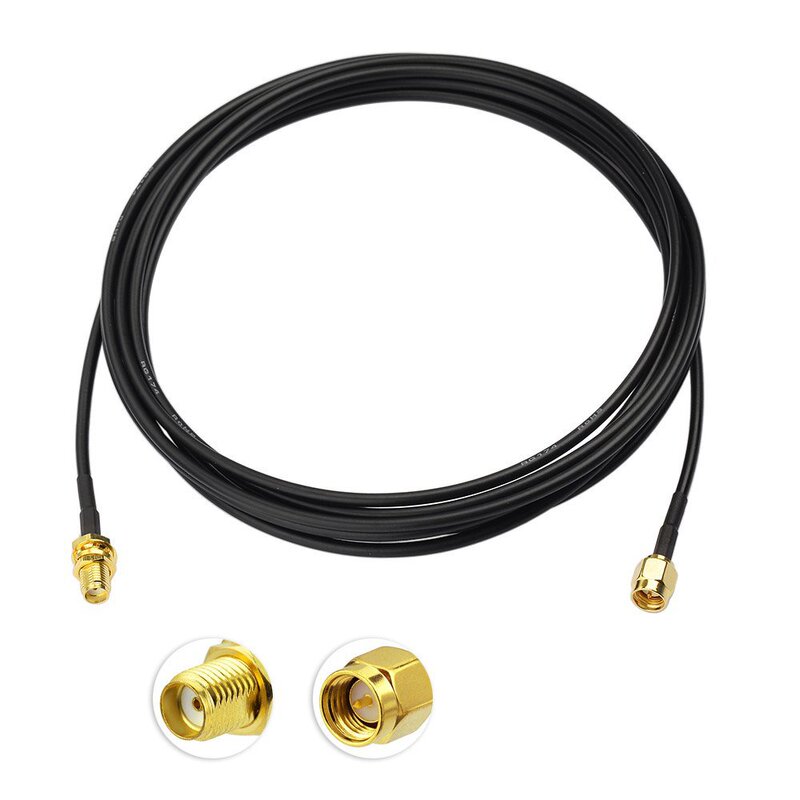 RG174SMA male adapter extension cable copper feed to coaxial antenna of coaxial wifi coaxial network card router