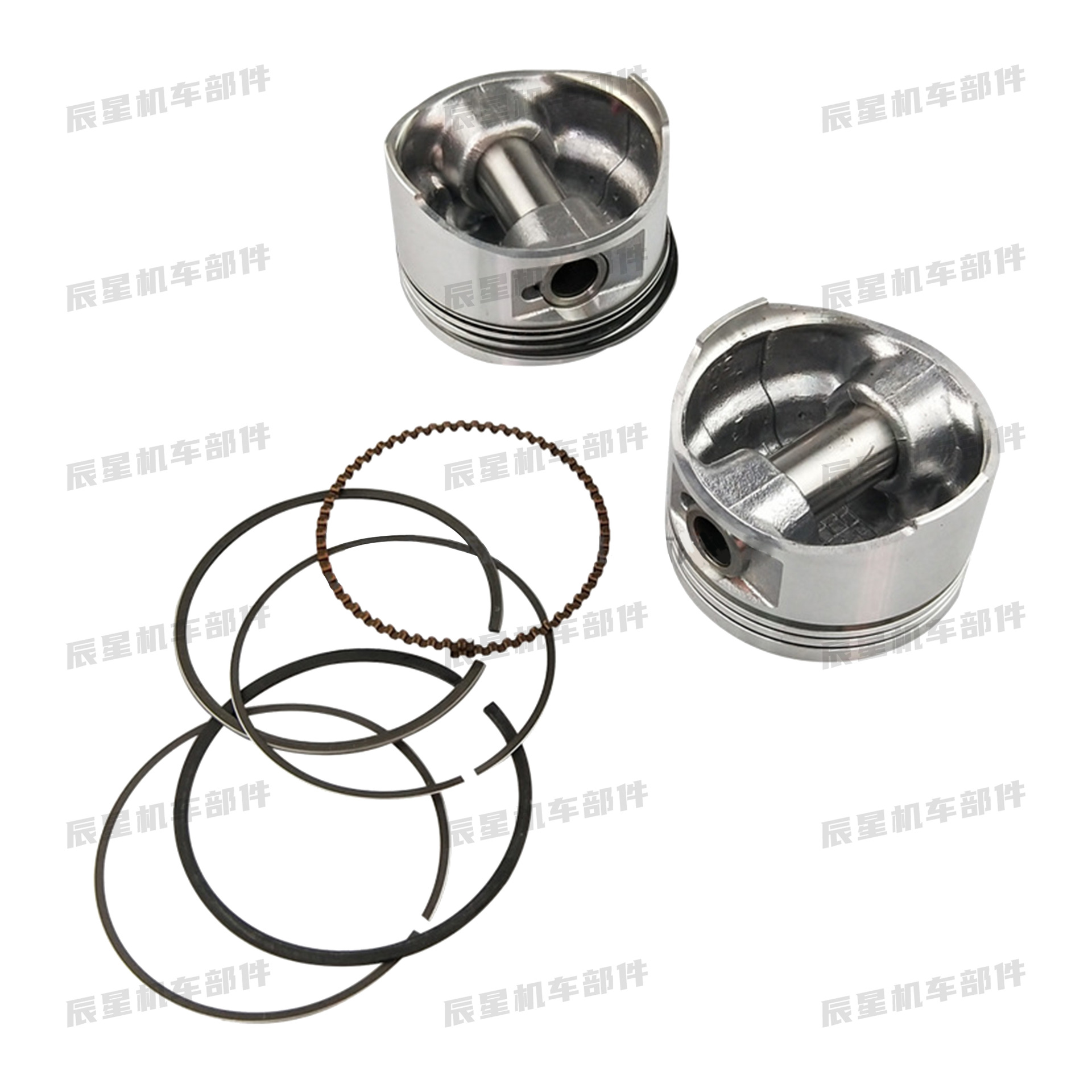 Pedal motorcycle engine parts GY6-157 piston piston ring assembly