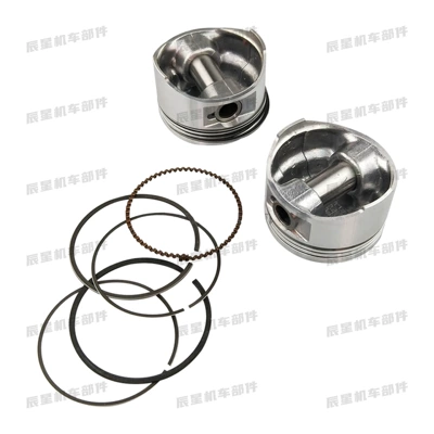 Pedal motorcycle engine parts GY6-157 piston piston ring assembly