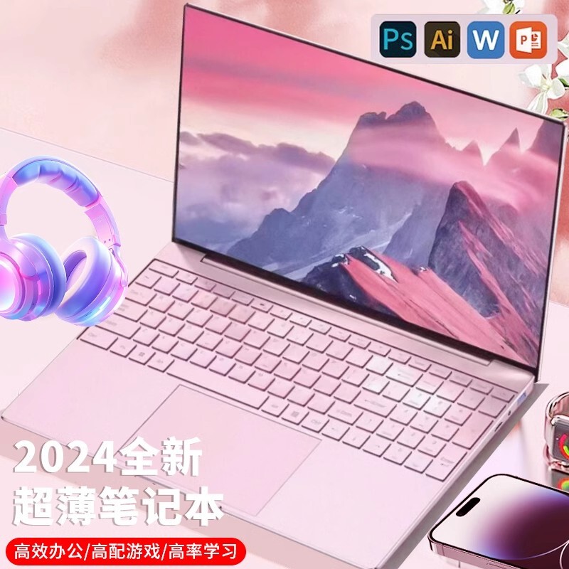 genuine goods Core i7 Laptop Lightweight Portable College Student Design Drawing Game Book Business Office