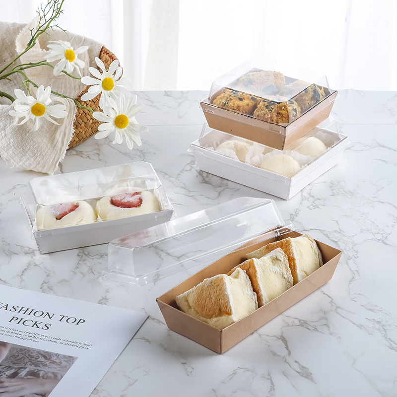 蛋糕卷三明治盒子泡芙雪媚娘肉松小贝包装盒烘焙西点甜点打包盒
