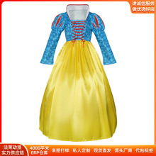电影真人白雪公主cos服万圣节白雪公主连衣裙cosplay舞台表演服