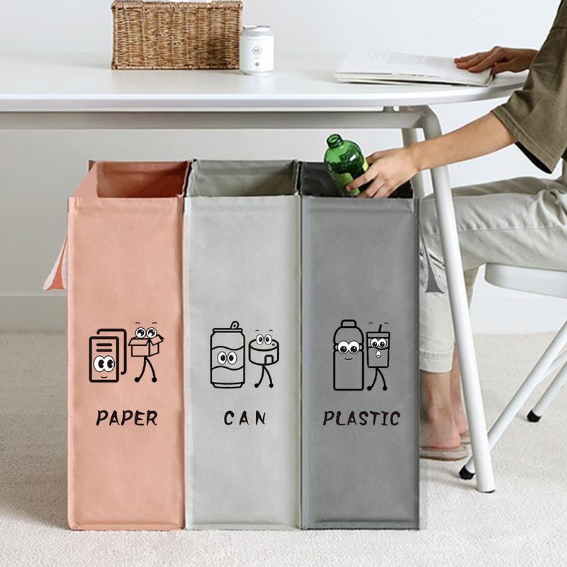 Cross-Border Garbage Recycling Classification Bags Travel Home Office Combination Mobile Trash Bin Foldable Trash Can Trash Bags Cross-Border Garbage Recycling Classification Bags Travel Home Office Combination Mobile Trash Bin Foldable Trash Can Trash Bags
