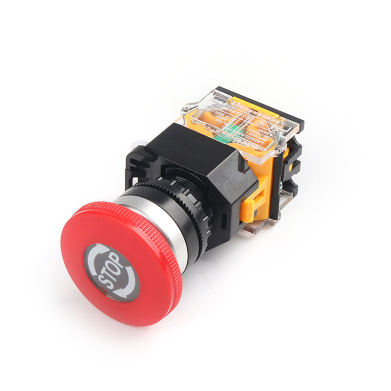 光科LA22C-11ZS急停按钮开关自锁急停开关（STOP)LA38-11ZS急停