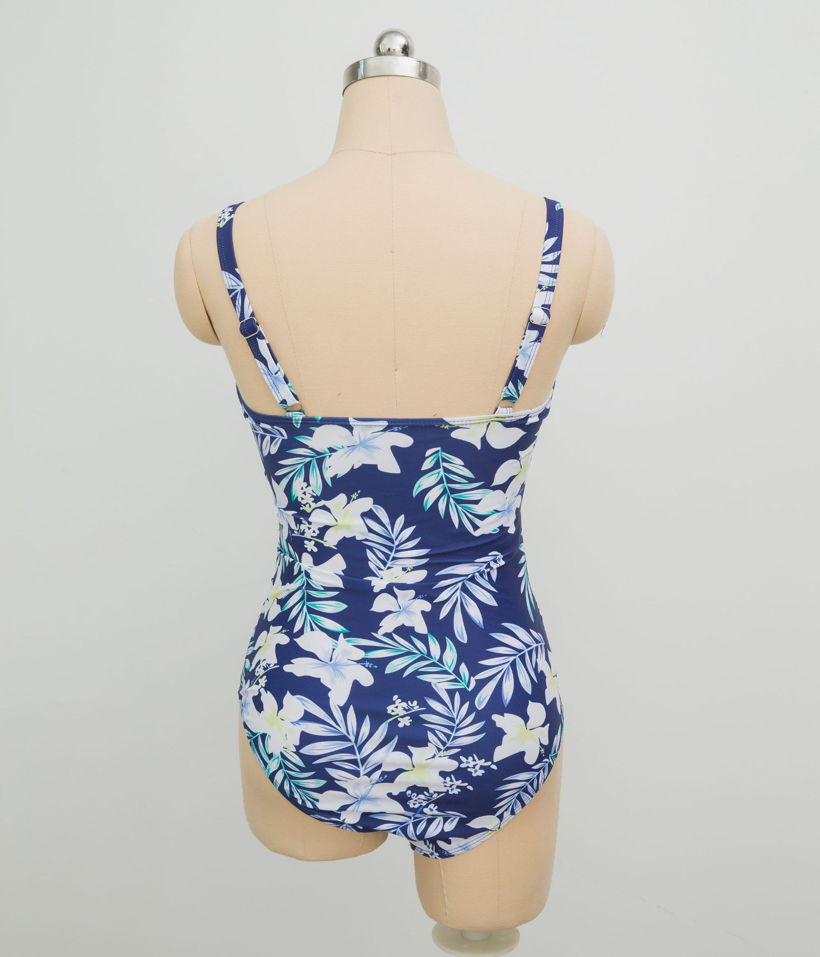 Fashion Conservative Onesie Women's Swimsuit With Ruffles Tummy Control Slimming Effect Style Panties_ecoleips.com