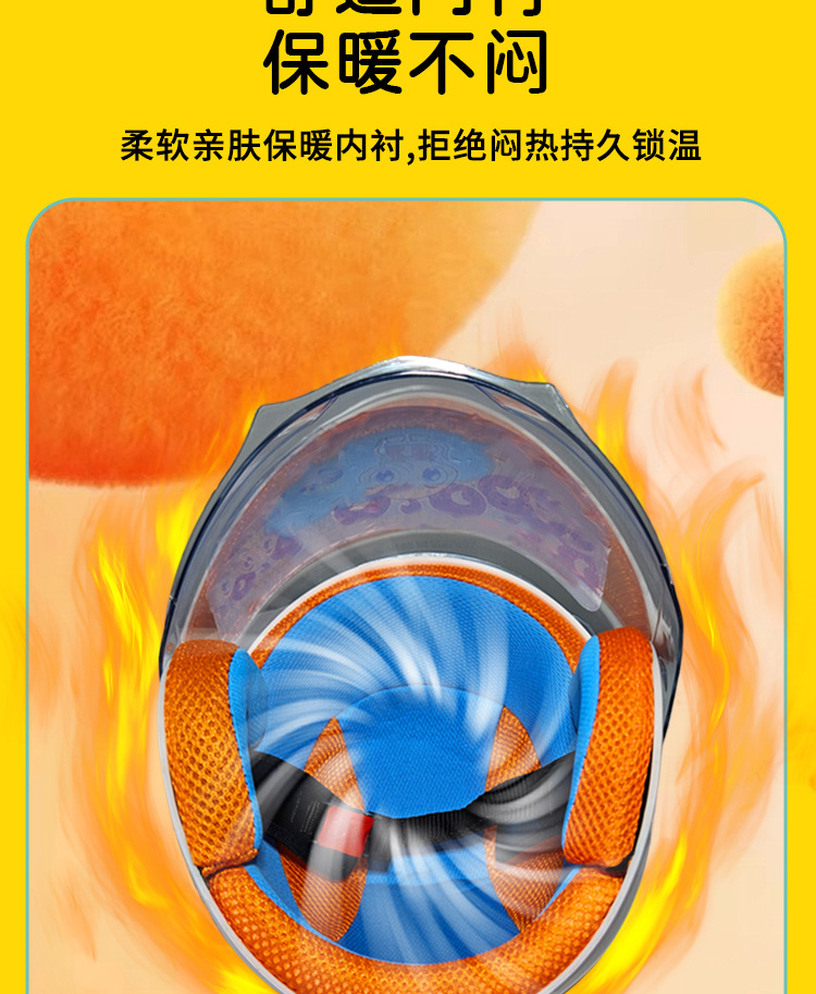 Winter children's electric car helmet 3C certification boys 6-12 years old battery car half helmet girls motorcycle safety helmet