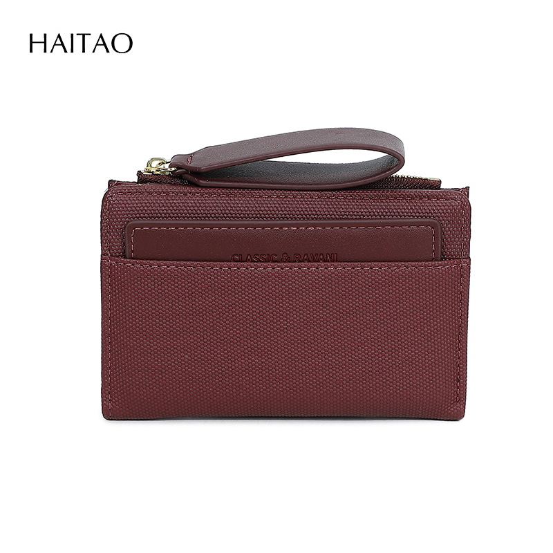 Nuevo bolso de mujer mujer alta sensación corta multi-tarjeta bolso de mano con bolso de tarjeta explosivo