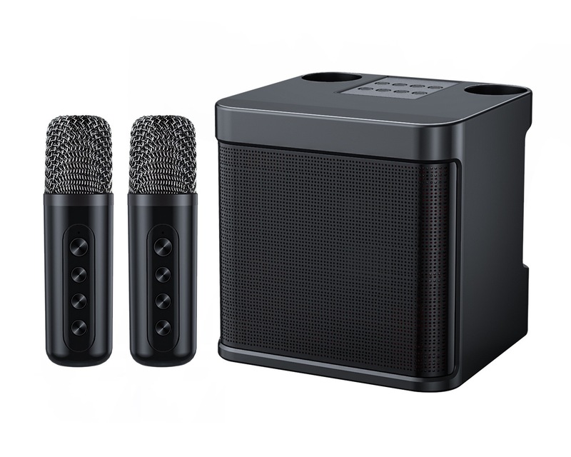 YS-203 クロスワイヤレス Bluetooth 屋外カラオケ ホームエンターテイメント 良い音質 音声変更 KTV スピーカー オールインワン マイク ブルー|undefined