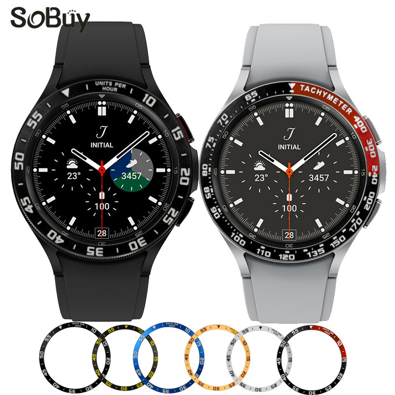 Suitable for Samsung Watch Time Scale Galaxy Watch 5Th Generation 42mm 46mm Metal Speed Bezel Suitable for Samsung Watch Time Scale Galaxy Watch 5Th Generation 42mm 46mm Metal Speed Bezel