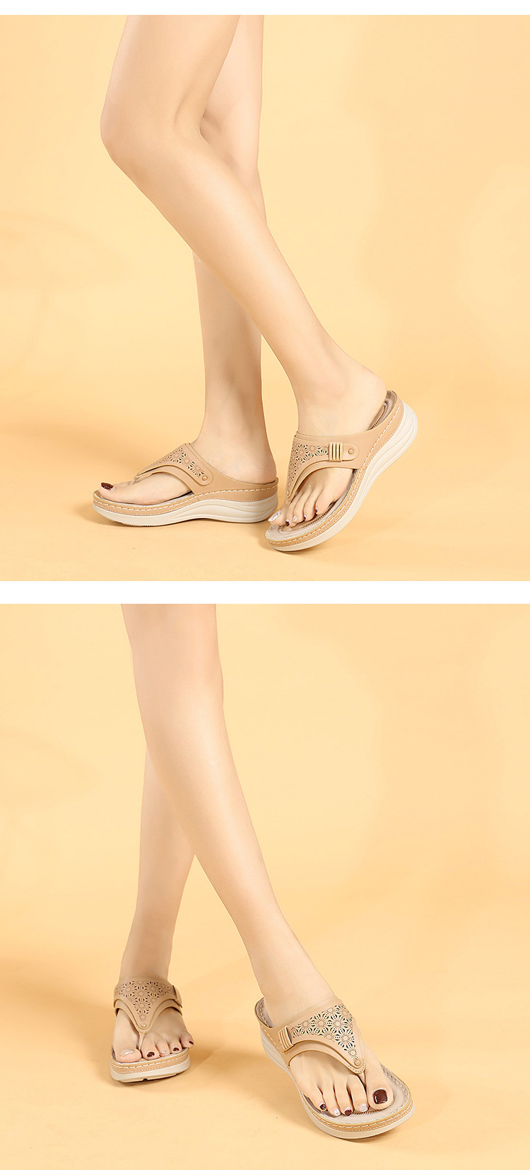 Women's Vintage Style Solid Color T-strap Fashion Sandals display picture 1