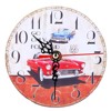 Cross -border 12cm hanging clock density board hanging bell creative European and American quiet bell manufacturers spot cross -border creative mute clock