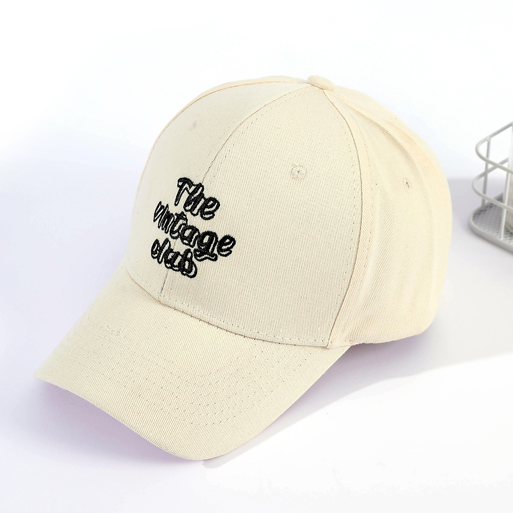 Sombrero de las mujeres de primavera y verano de moda carta gorra de béisbol cara de aspecto pequeño otoño color sólido todo partido casual casquillo de pico