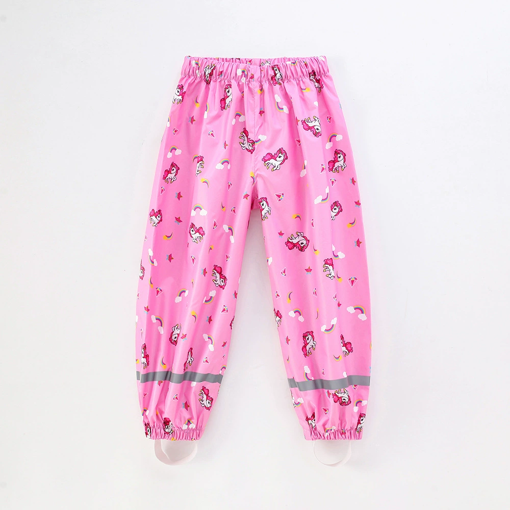 Children's thin trousers for early age, light and thin waterproof raincoat