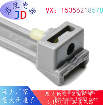 JD电缆扎带由玻璃纤维针锁定121-83378 | KR8/33-PA46-GY