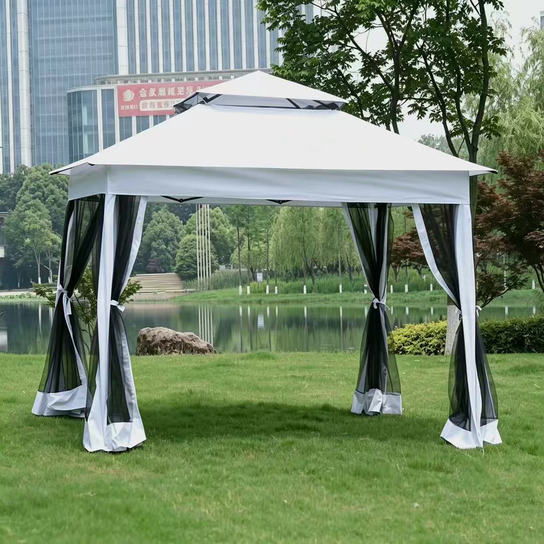 Cross-border foreign trade supply: multi-scenario folding tent for outdoor exhibitions, stalls, sunshade pavilion, beach camping, and rainproof shelter