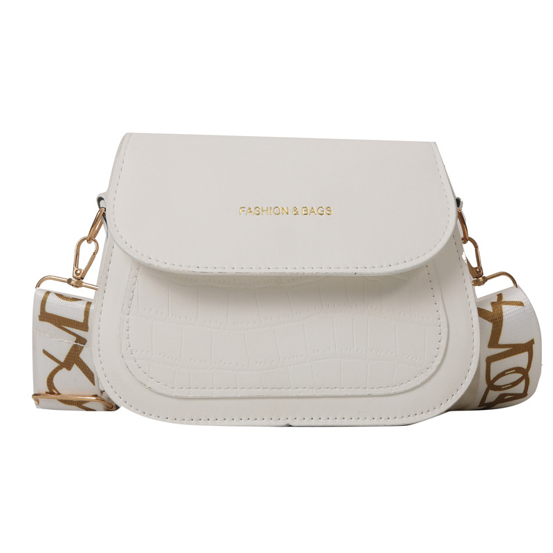 Elegante invierno casual 2023 nuevo patrón de piedra color sólido urbano simple moda bolso bandolera moda pequeña bolsa cuadrada