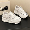 Soled white shoes ins tide 2022 Autumn and winter new pattern Versatile ventilation Net surface Casual shoes Muffin The increase in Women's Shoes