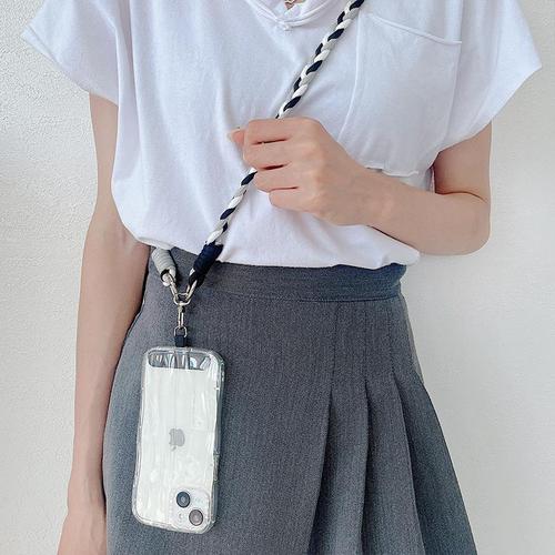 Mobile phone lanyard cross-body style can be carried on the shoulder, pendant, new multi-functional universal adjustable anti-lost hanging chain strap