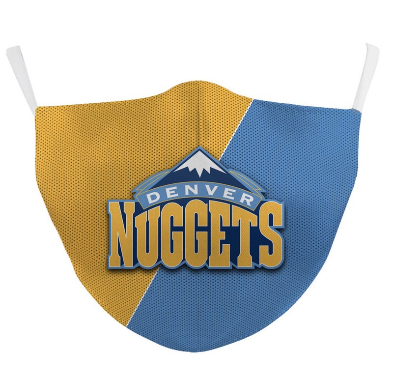 Máscara antipolvo de fútbol de la NFL impresa en 3D Baloncesto de la NBA Lakers Fire Brave Nuggets Impresión Máscara protectora 3D Fija Z