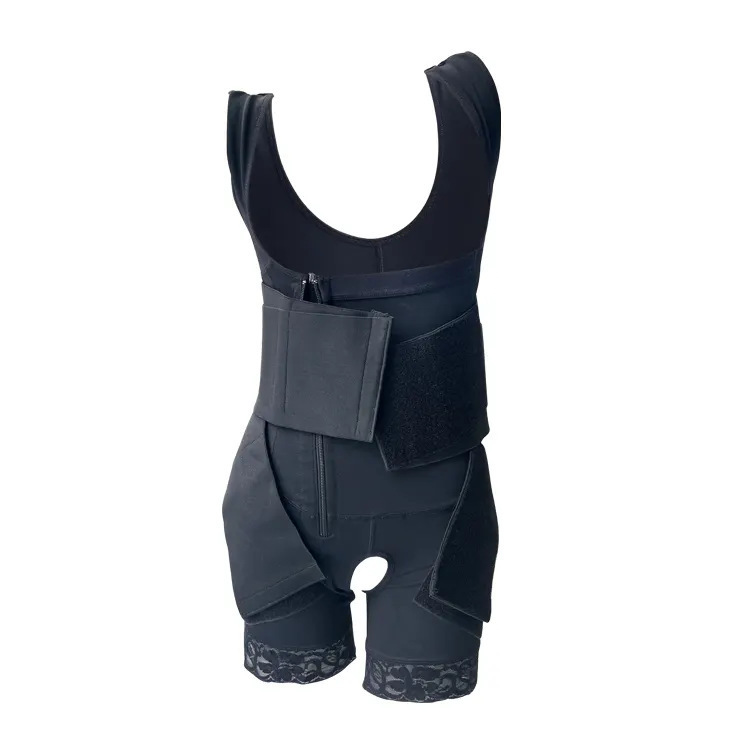 Cross-Border Super Pressurized Wide Belt Velcro Tummy Control Corset Waist Protection Tummy Control Butt Lift Jumpsuit Cross-Border Super Pressurized Wide Belt Velcro Tummy Control Corset Waist Protection Tummy Control Butt Lift Jumpsuit
