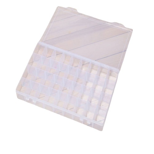 Factory-Supplied Haozhe Brand Increased and Deepened 36-Grid Transparent Watercolor and Gouache Palette Folding Part Storage Box Color Mixing Box