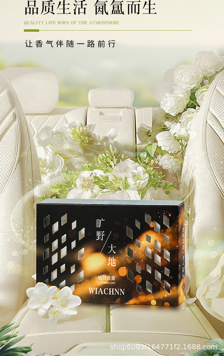 Innovative Hidden Car Fragrance Brick Solid Car Perfume Long-Lasting Fragrance Aroma Decoration Wholesale