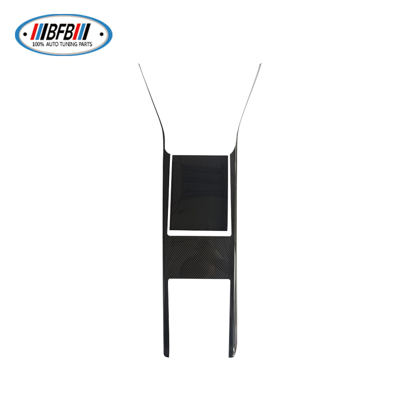 100% Real Carbon Fiber Interior Trim Kit - For Tesla Model X 2023 - Dashboard, Door Handles, Center Console