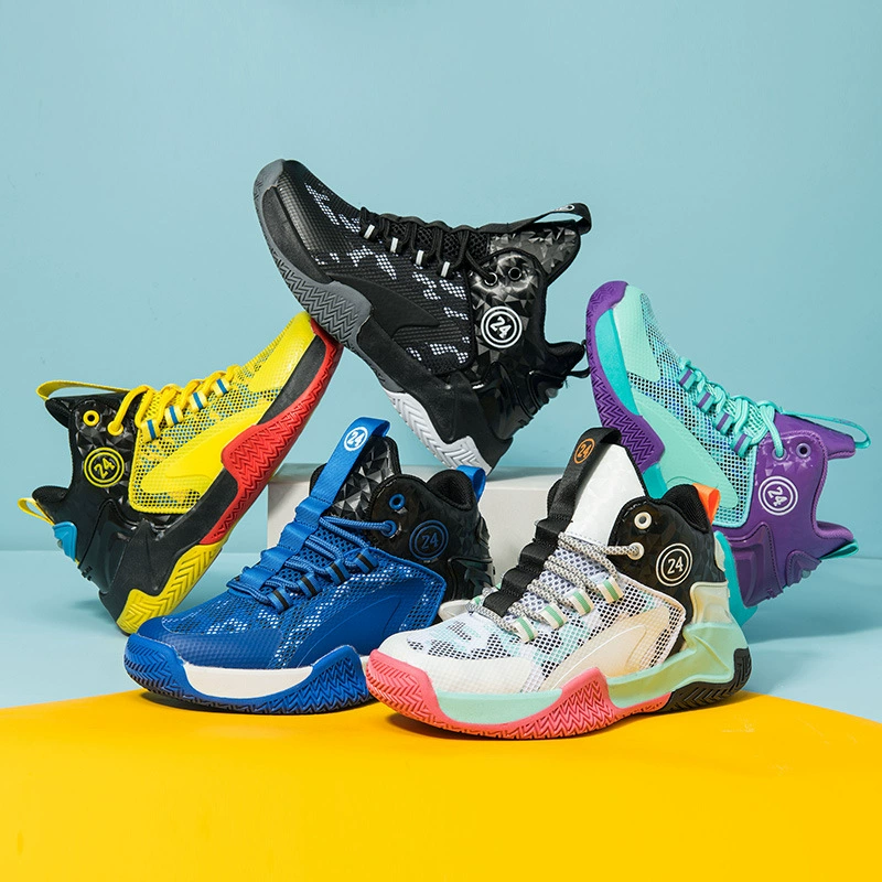 Fashionable basketball sports children's trend sports shoes for boys for leisure, footwear, for teenagers