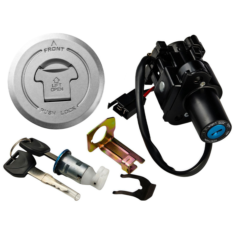 Motorcycle Modification Accessories Adapted to Cbr250R Set Lock High-Quality Full Car Set Lock Faucet Electric Door Lock