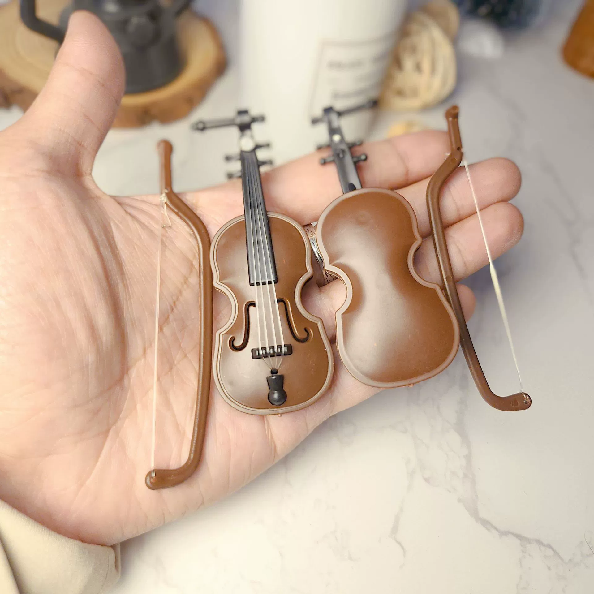 Реалистичная игрушка, скрипка, миниатюрная модель, семейный домик