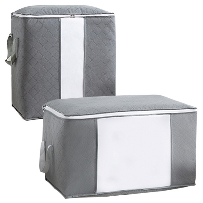 Bolsa de almacenamiento de ropa organizando edredón bolsa grande ropa de embalaje engrosada tela grande hogar a prueba de humedad