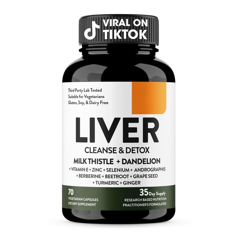 Tk's Best-Selling Cross-Border Product, Liver Cleanse Deto Milk Thistle Liver Cleansing Capsules, Is in Stock