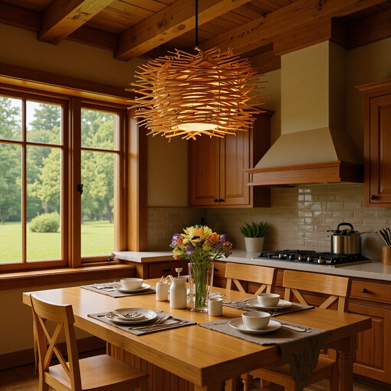 Chandelier Zhongshan Lamps Creative Hand-Woven Rattan Bird's Nest Folk Farmhouse Japanese Southeast Asian Style Chandelier Chandelier Zhongshan Lamps Creative Hand-Woven Rattan Bird's Nest Folk Farmhouse Japanese Southeast Asian Style Chandelier