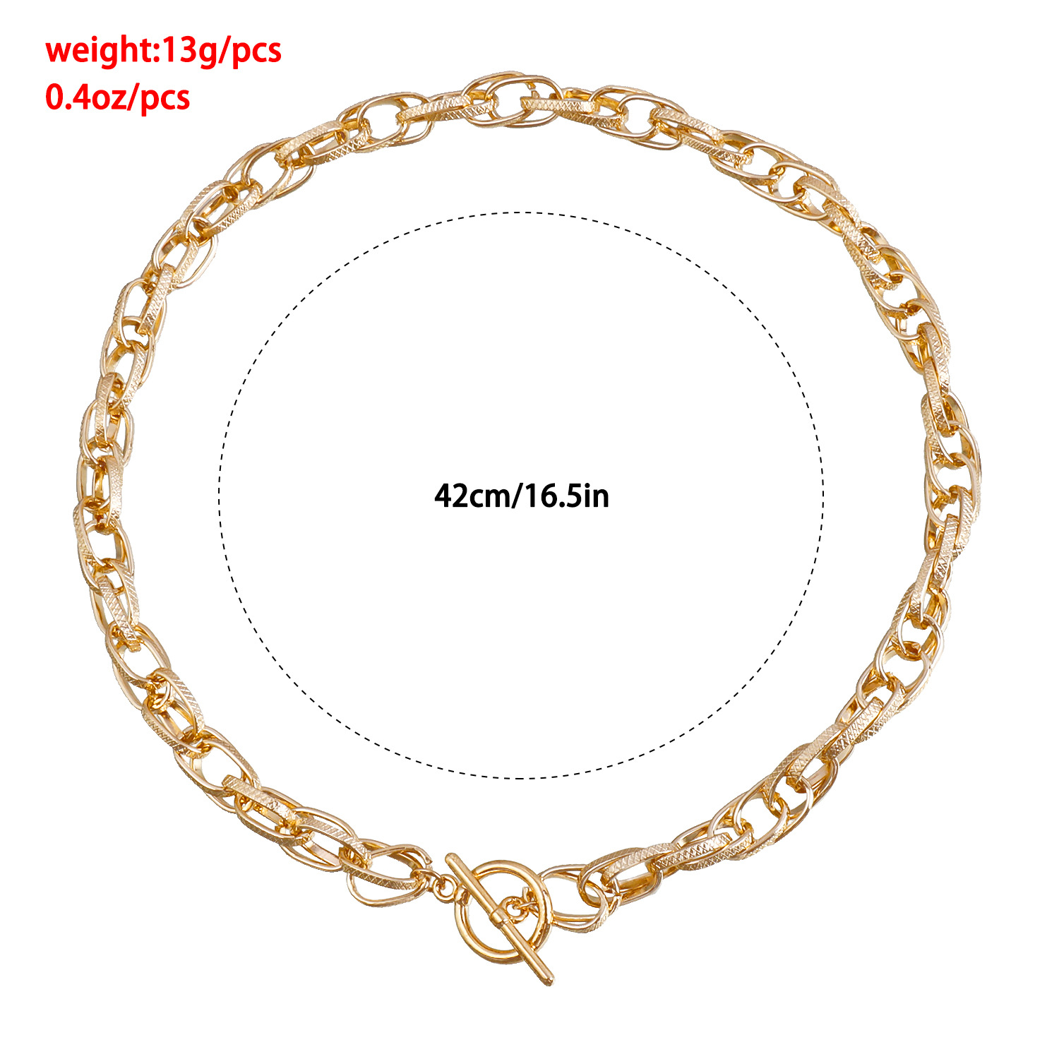 Colar choker minimalista com fecho ot corrente de prata_voghion.com