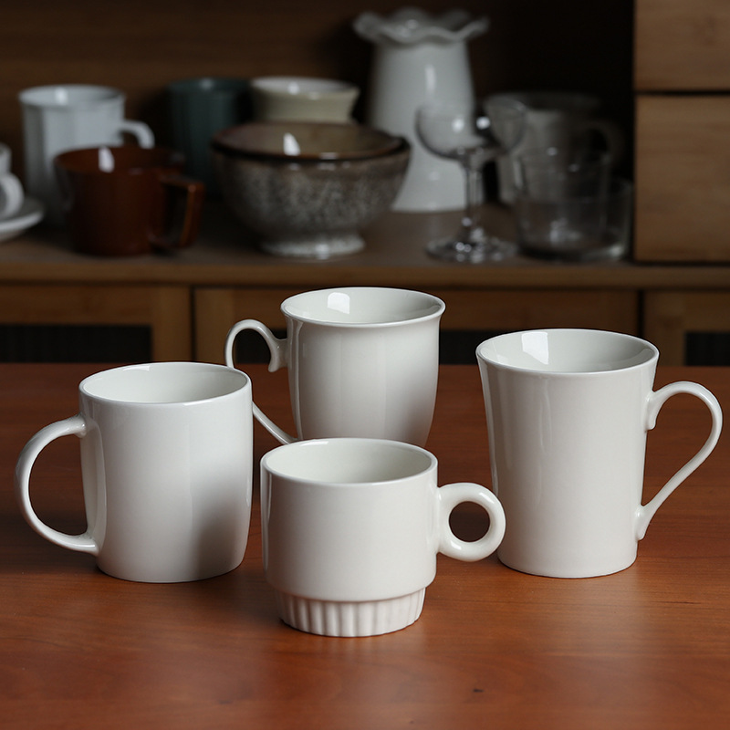 陶瓷马克杯水杯家用咖啡杯简约批发公司商务婚庆礼品