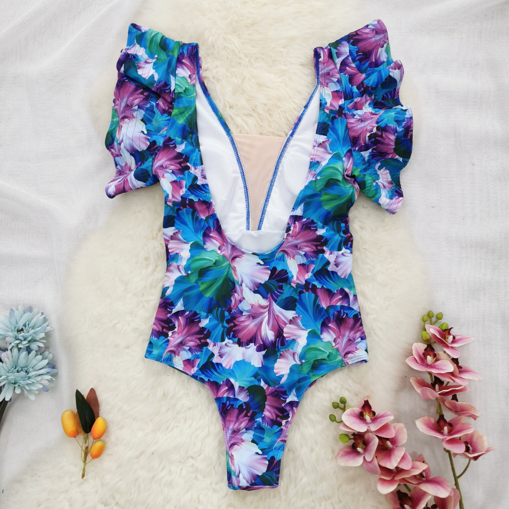 Women's Sweet Flower Bowknot One Piece display picture 3