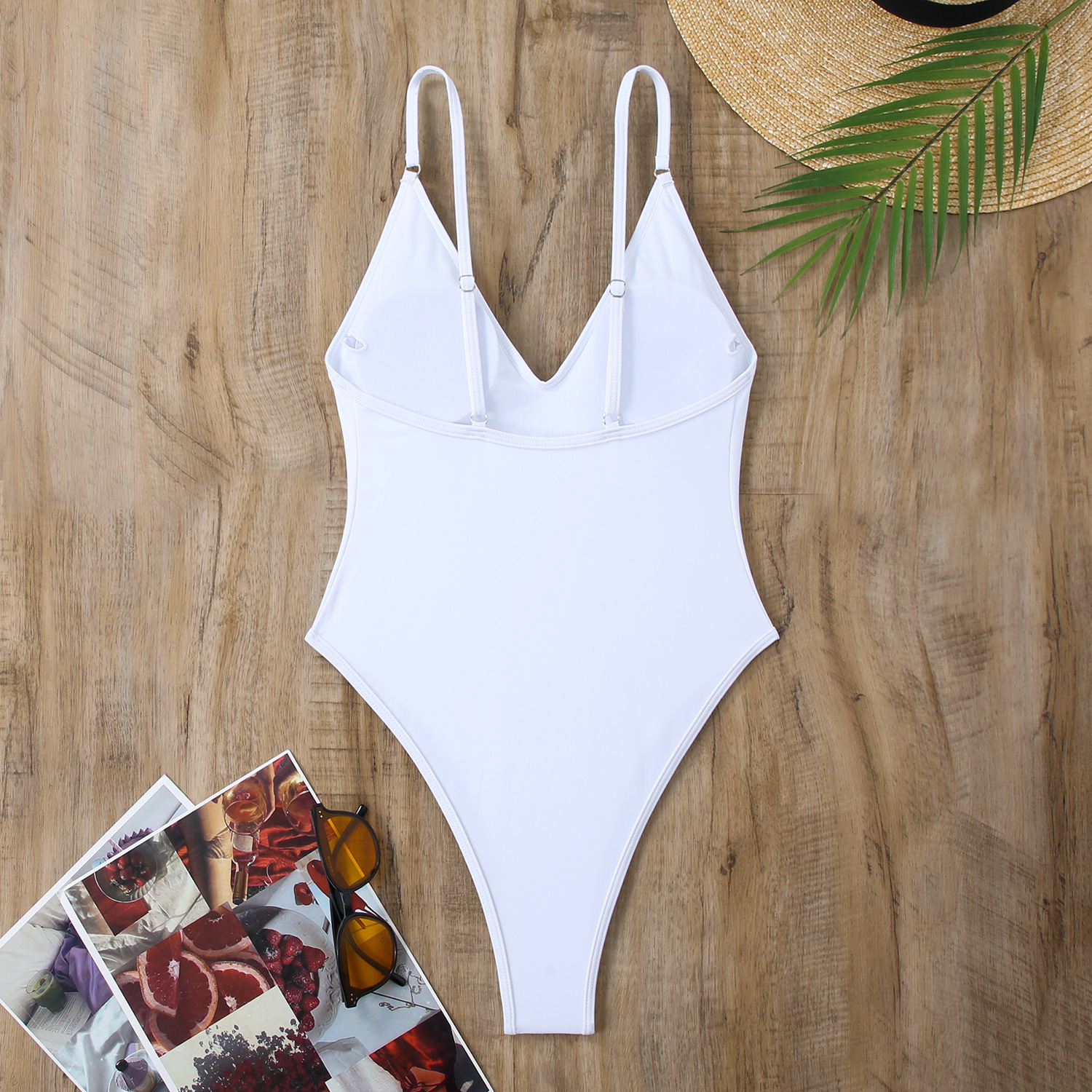 175g Weight Sleeveless Sleeve Length Pullovers Placket Type Nylon, Polyester Fabric Type Regular Top Length One-pieces Tops Type 1 Piece Quantity Swimming Pool, Beach Occasion Strap Neckline Skinny Fit Type Solid Color Pattern Women's Gender Beach Style Women's Beach Solid Color 1 Piece Tankinis Swimwear 30