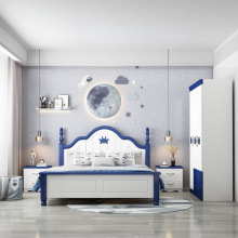 实木床韩式公主床网红储物单人床女生卧室青少年床儿童床女孩卧室