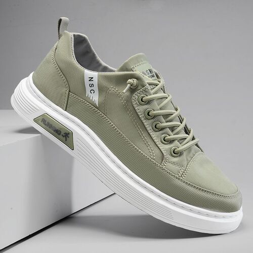 Men's 2025 Summer Ice Silk Breathable Canvas Shoes, Men's Casual Canvas Shoes, One-Piece, Old Beijing Style Canvas Shoes