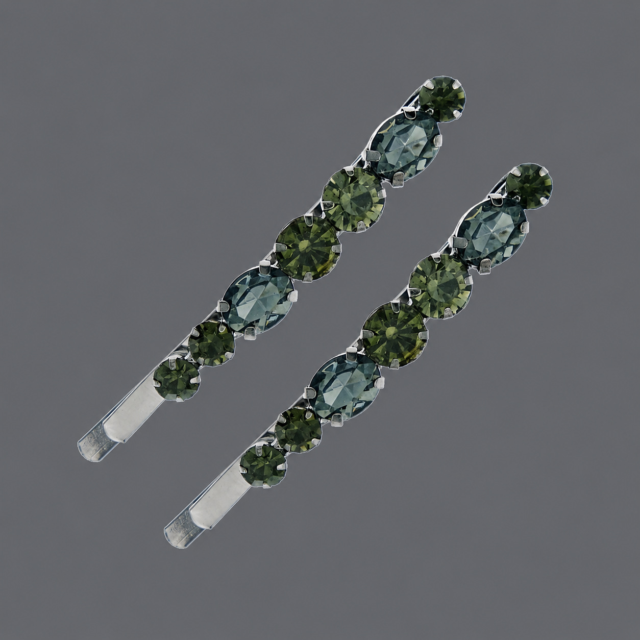 Horquilla de zirconio de lujo ligero europeo y americano con incrustaciones de diamantes, pinza de pelo de alta gama para mujer, suministro mayorista transfronterizo directo de fábrica.