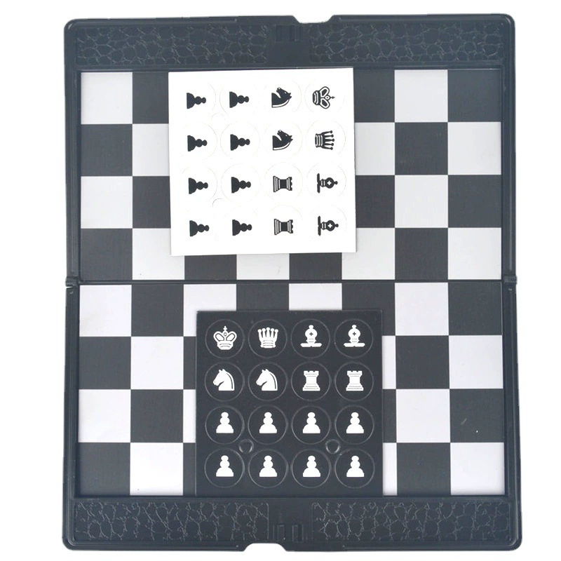 Magnetic foldable small handheld chess
