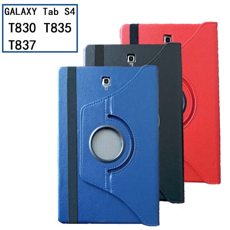 Suitable for Samsung Tab S4 10.5 Leather Case SM-T830/T835 Rotating Bracket Flat Protective Case