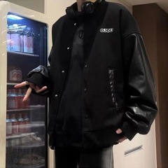 レトロなパイロットのジャケットのファッション野球服のアメリカのレトロなカジュアルなコンビネーションの国のファッションのカップルのコートの男