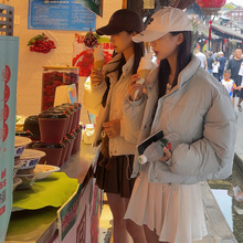 2024韩国东大门原版面包服女 立领小个子短款ins羽绒棉服秋冬短款