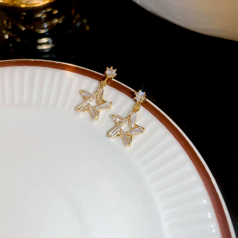 Серебряная игла, цирконы, модные универсальные серьги из жемчуга, стиль высокого качества, стиль «легкая роскошь», оптовая закупка
