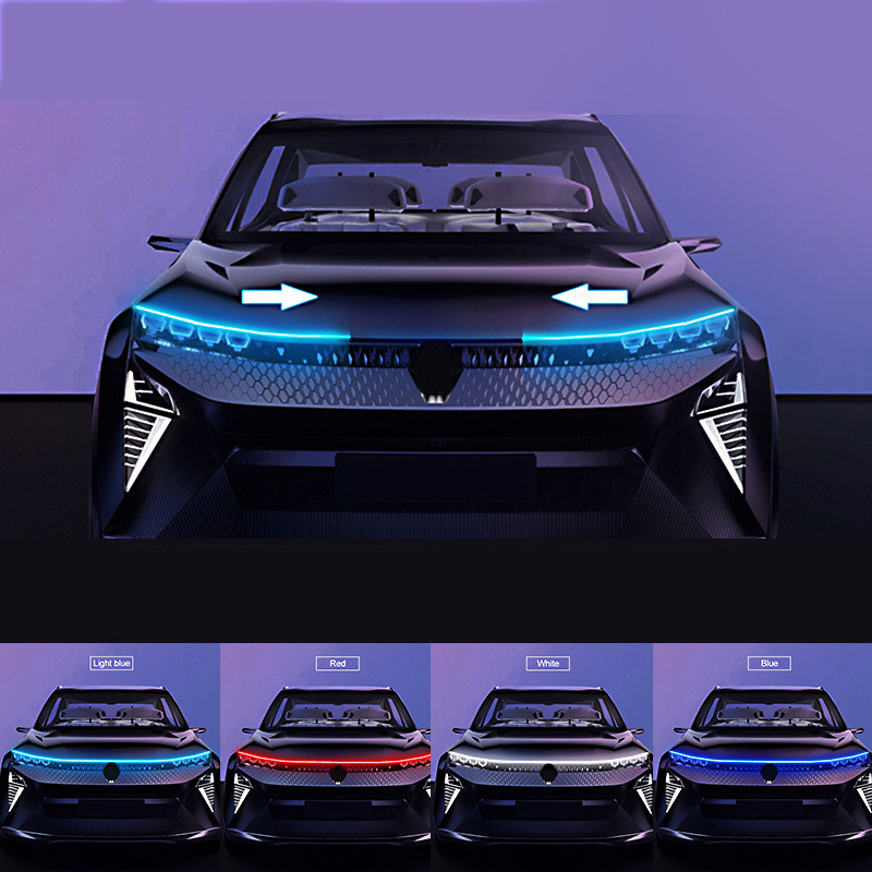 Car Through-Body Grille Led Light Strip Ambient Light Flowing Run