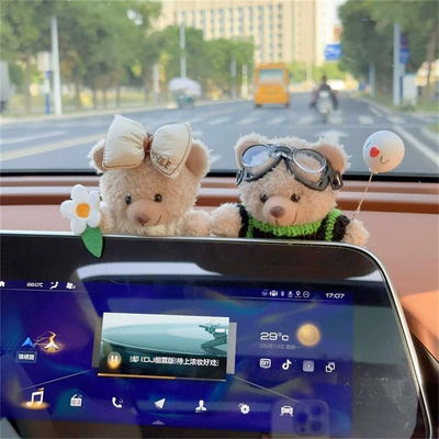 Car ornaments – accessories car supplies screen - a-pair-of-foreign-style-bear-screen-ornaments-4