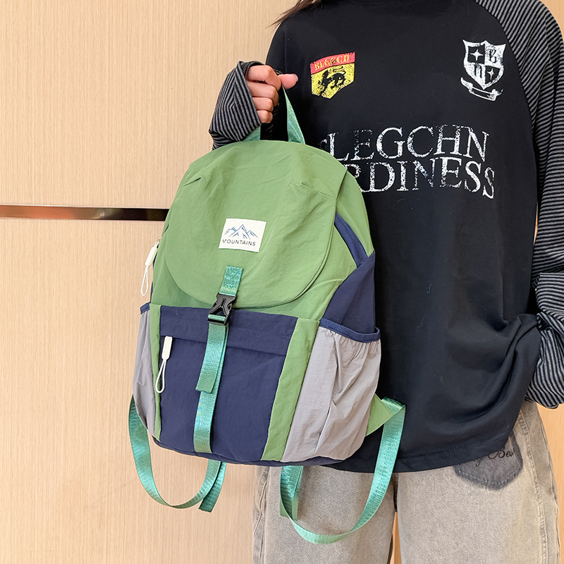 Mochila coreana para niños y niñas, mochila de color extranjero, mochila escolar para estudiantes de escuela primaria, 2026 mochila de montaña para niños de gran capacidad