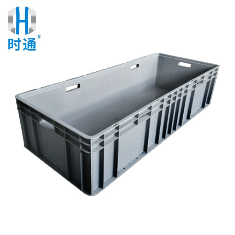时通 EU箱欧标 汽配周转箱 塑料物流箱 收纳盒 大号不带盖1200*50