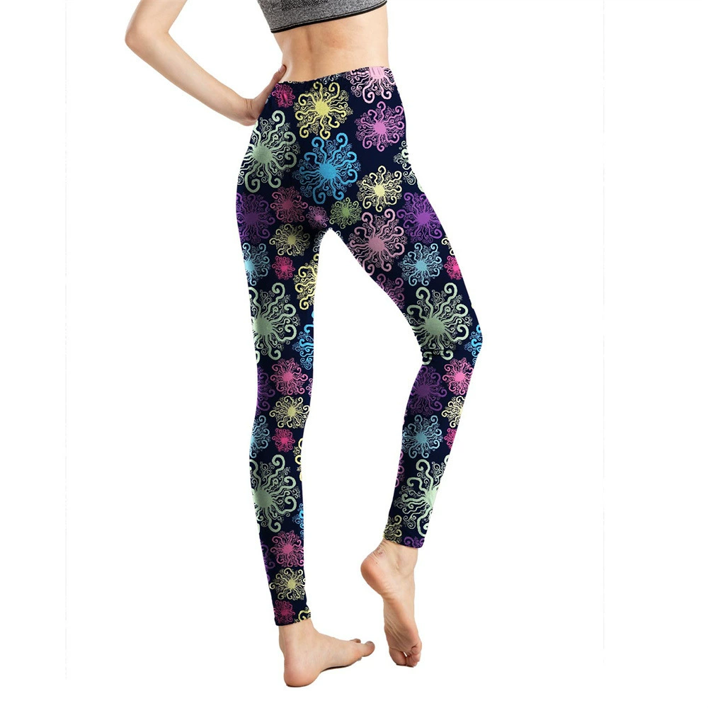 Л leggings из молочного шелка с принтом абстрактных букв, укорочённые брюки для женщин, цветы на ногах в европейском и американском стиле